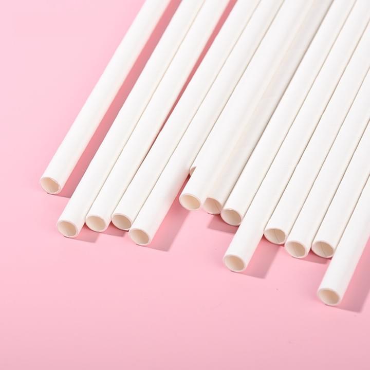 Food grade Eco Friendly Biodegradable Compostable Disposable straight white paper drinking straws Food grade Eco Friendly Biodegradable Compostable Disposable straight white paper drinking straws