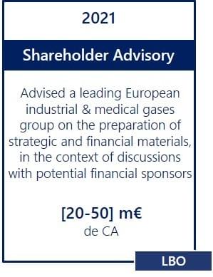 Owner Buy Out European Industrial & Medical Gases LBO Owner Buy Out European Industrial & Medical Gases LBO