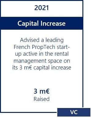 Capital Increase PropTech startup rental Management Capital Increase PropTech startup rental Management