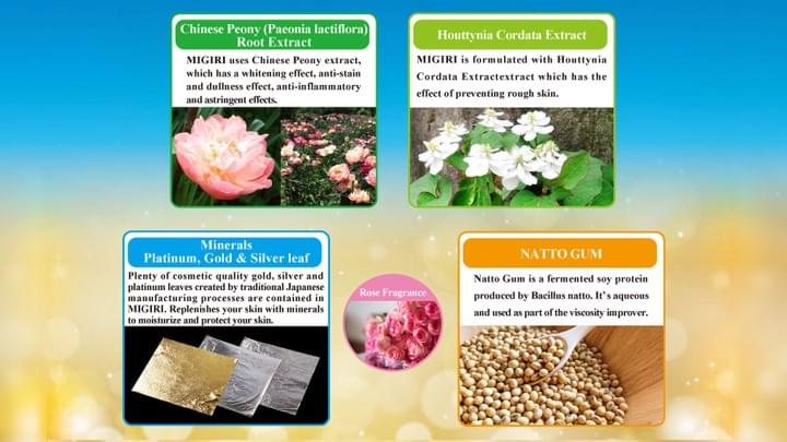 Natural Ingredients-MIGIRI Natural Ingredients-MIGIRI