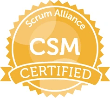 logo Certified Scrum Master - Scrumalliance logo Certified Scrum Master - Scrumalliance