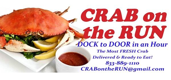 Look over our Crab on the Run menu Look over our Crab on the Run menu