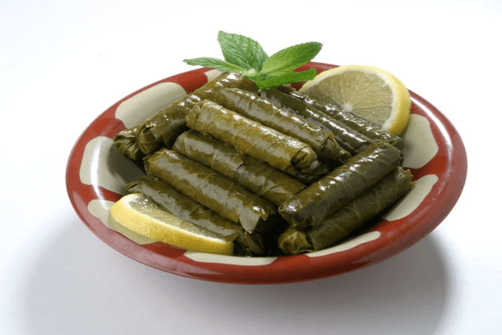 Mamas Hummus - grape leaves, dolmas Mamas Hummus - grape leaves, dolmas