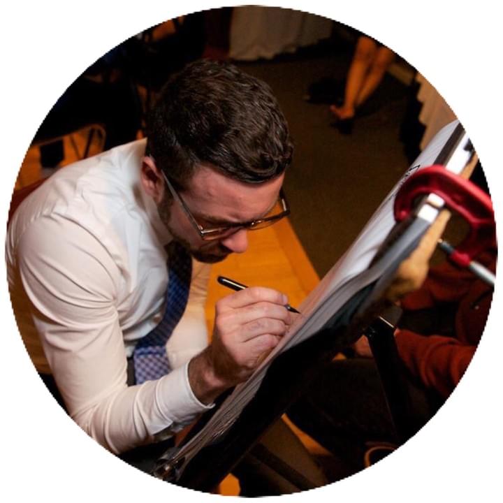 Wedding Caricature Artist- Bill Gallagher drawing a caricature Wedding Caricature Artist- Bill Gallagher drawing a caricature