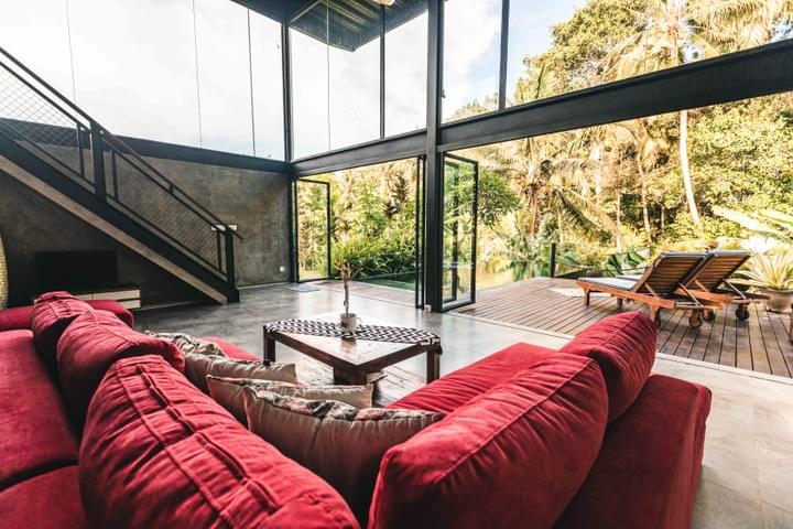Loft-style architecture in Ubud Loft-style architecture in Ubud