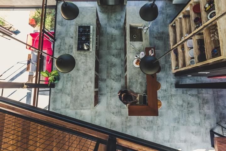 Big kitchen at Haigha House Big kitchen at Haigha House