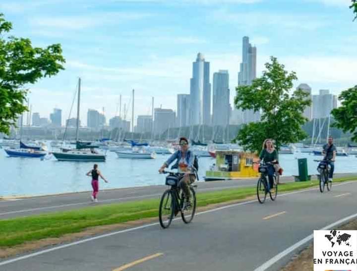 Promenade à vélo à Chicago Promenade à vélo à Chicago
