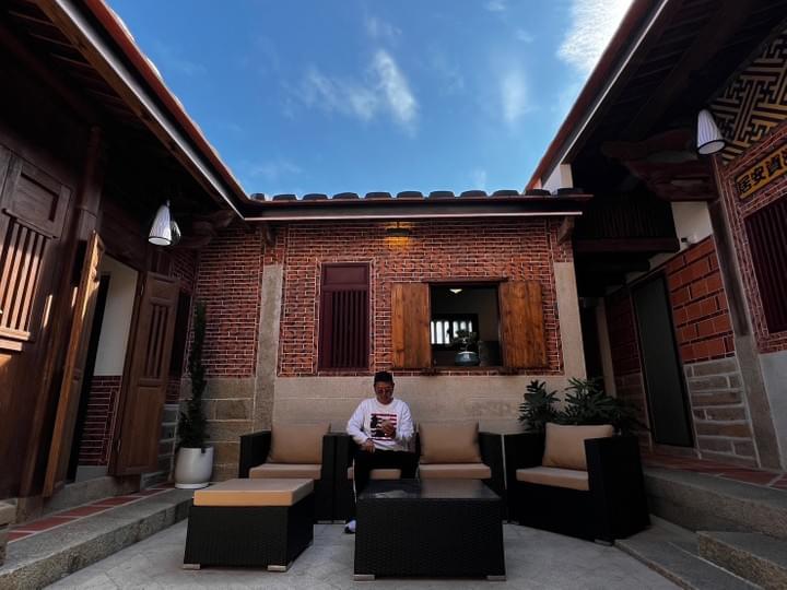 閩南建築深井的天空-金門旅遊 閩南建築深井的天空-金門旅遊