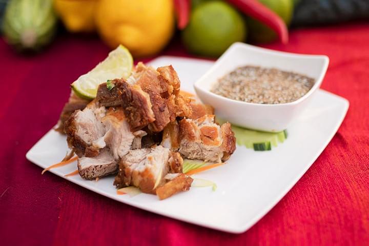 Thai Street Cafe Aldeburgh I Thai Style Crispy Pork with Sesame Sauce Thai Street Cafe Aldeburgh I Thai Style Crispy Pork with Sesame Sauce