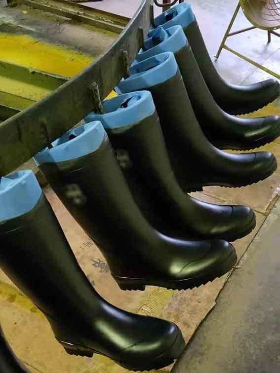 gumboots after oiling gumboots after oiling