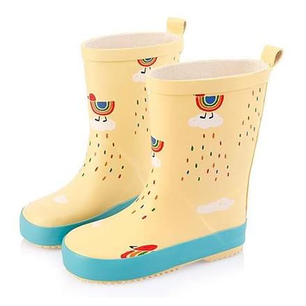 colorful raindrops printing rubber wholesale kids rain boots manufactured by AbsoluteWelly colorful raindrops printing rubber wholesale kids rain boots manufactured by AbsoluteWelly