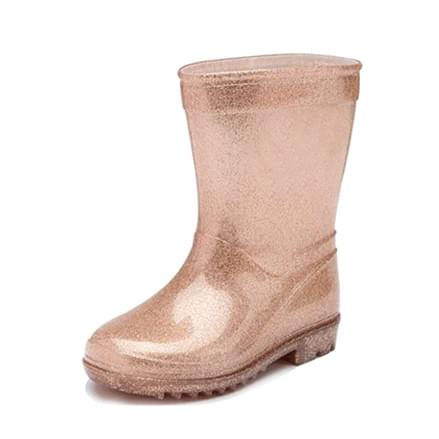 golden glitter PVC girls wellies manufactured by AbsoluteWelly golden glitter PVC girls wellies manufactured by AbsoluteWelly