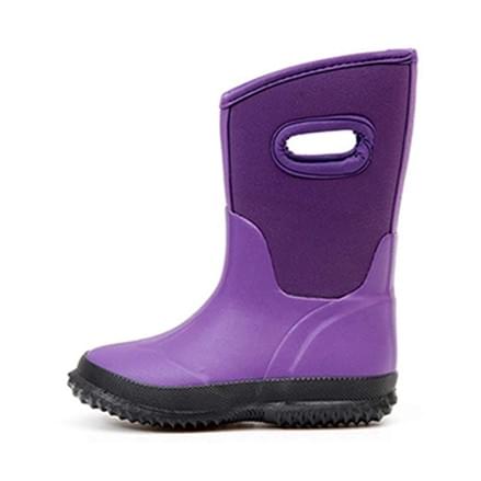 purple noeprene girls wellies manufactured by AbsoluteWelly purple noeprene girls wellies manufactured by AbsoluteWelly