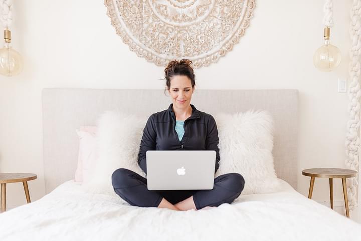 Branding photo of business owner at home Branding photo of business owner at home