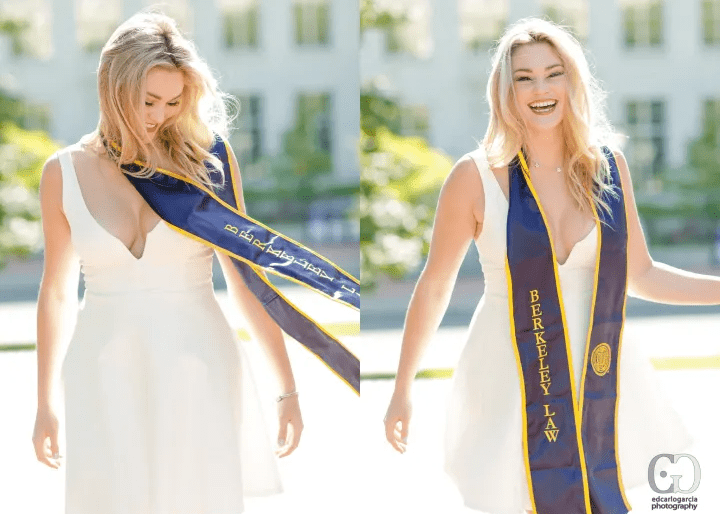 grad photo classof2019 classof2020 uc berekeley senior school of law white dress stole grad photo classof2019 classof2020 uc berekeley senior school of law white dress stole