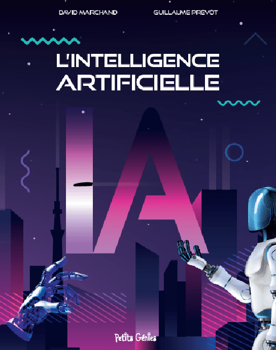 Imagine un monde où les voitures conduiraient toutes seules, où des robots t’aideraient à faire tes devoirs et où tu papoterais avec ton ordinateur. Un rêve ou… presque une réalité ? Eh oui, l’intelligence artificielle transforme déjà notre quotidien, et façonne notre avenir. Mais comment cette technologie révolutionnaire s’efforce-t-elle de copier le cerveau humain ? Avec des explications simples, des exemples concrets et des illustrations époustouflantes, ce documentaire apporte un précieux éclairage sur : Ce qu’est l’intelligence artificielle. La manière dont elle fonctionne. Les grandes étapes de son développement. Les domaines dans lesquels elle prend une place grandissante. Ce qu’elle ne peut pas faire à la place des humains. Les enjeux et questions autour de son utilisation. Écrit par David Marchand et Guillaume Prévôt, ce documentaire a également été vérifié et validé par Nunzio Cotrufo, responsable de recherche en intelligence artificielle. Auteurs : David Marchand et Guillaume Prévôt Imagine un monde où les voitures conduiraient toutes seules, où des robots t’aideraient à faire tes devoirs et où tu papoterais avec ton ordinateur. Un rêve ou… presque une réalité ? Eh oui, l’intelligence artificielle transforme déjà notre quotidien, et façonne notre avenir. Mais comment cette technologie révolutionnaire s’efforce-t-elle de copier le cerveau humain ? Avec des explications simples, des exemples concrets et des illustrations époustouflantes, ce documentaire apporte un précieux éclairage sur : Ce qu’est l’intelligence artificielle. La manière dont elle fonctionne. Les grandes étapes de son développement. Les domaines dans lesquels elle prend une place grandissante. Ce qu’elle ne peut pas faire à la place des humains. Les enjeux et questions autour de son utilisation. Écrit par David Marchand et Guillaume Prévôt, ce documentaire a également été vérifié et validé par Nunzio Cotrufo, responsable de recherche en intelligence artificielle. Auteurs : David Marchand et Guillaume Prévôt