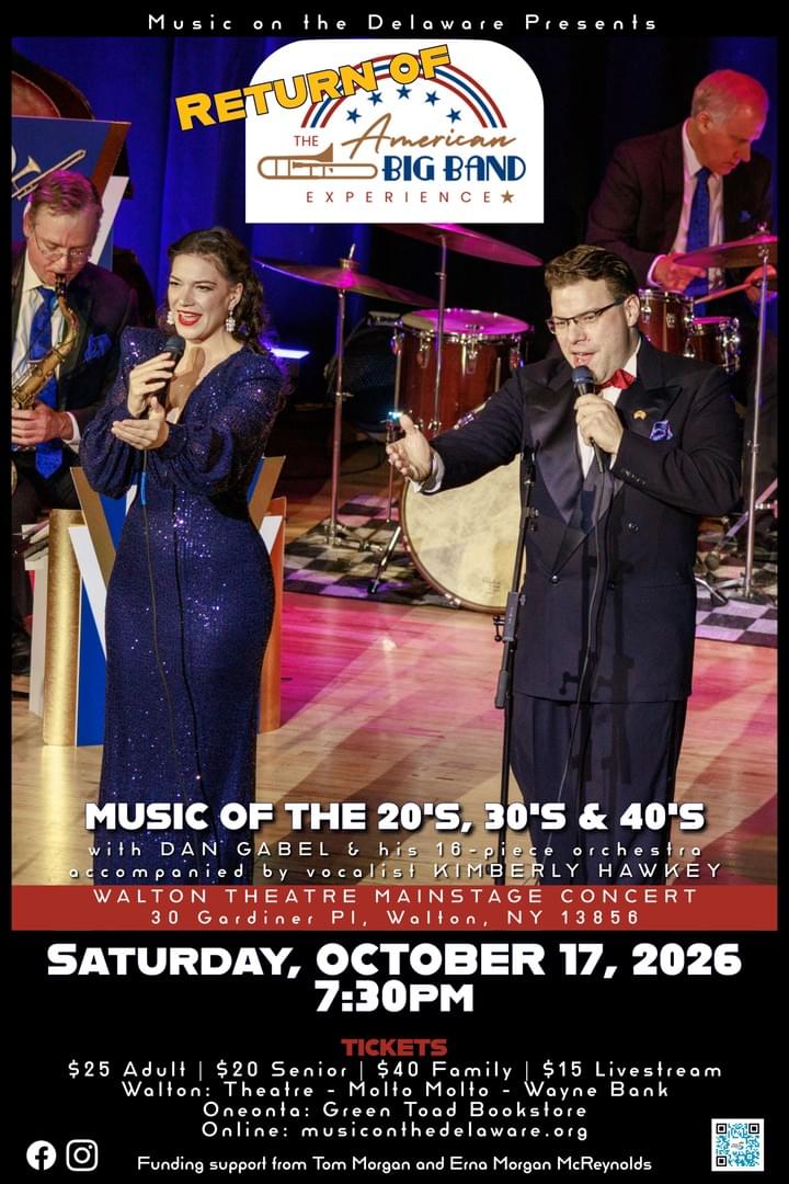 Flyer for Return of the American Big Band Experience Flyer for Return of the American Big Band Experience