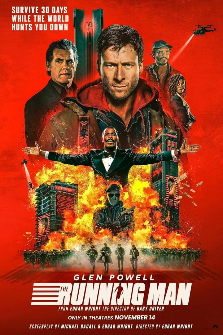 The Running Man Movie poster The Running Man Movie poster