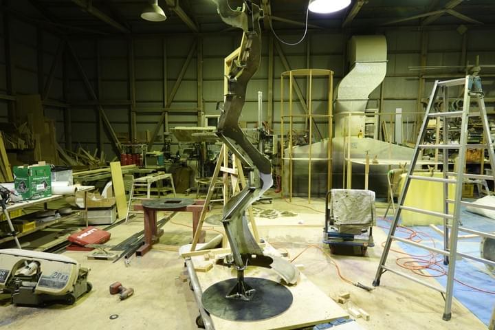 竹風堂 FRP擬木 内部鉄骨 竹風堂 FRP擬木 内部鉄骨