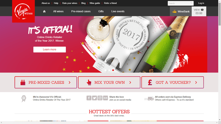 Virgin wines Virgin wines