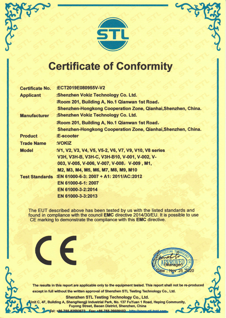 CE certificates for folding electric scooter CE certificates for folding electric scooter