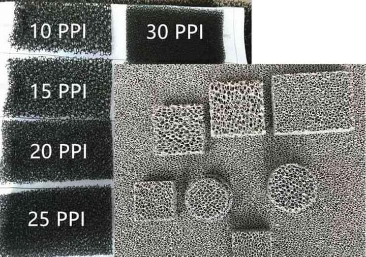 different PPI ceramic foam filters different PPI ceramic foam filters