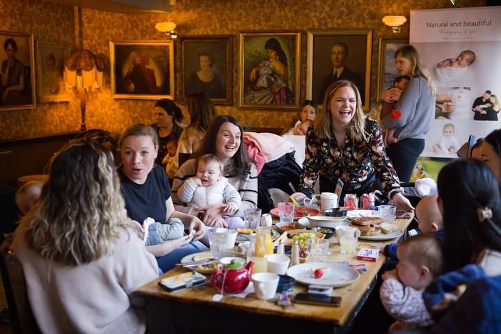 Ready Baby Go Founder Gemma laughing with new Mums at Local Events for Parents Ready Baby Go Founder Gemma laughing with new Mums at Local Events for Parents