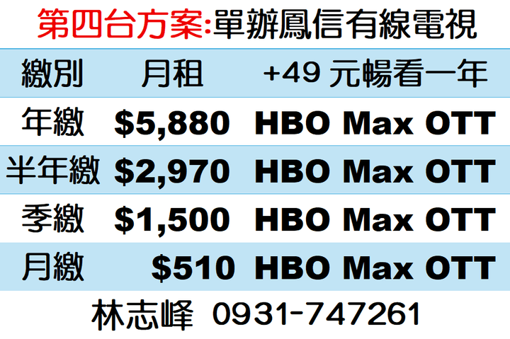 鳳信第四台 鳳信第四台