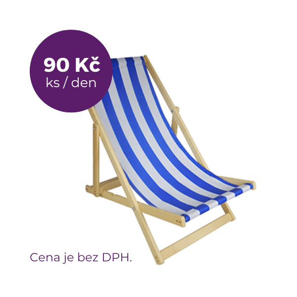 Plážové lehátko skládací dřevěné pruhované modré Plážové lehátko skládací dřevěné modré půjčit pronajmout pronájem půjčení Plážové lehátko skládací dřevěné pruhované modré Plážové lehátko skládací dřevěné modré půjčit pronajmout pronájem půjčení