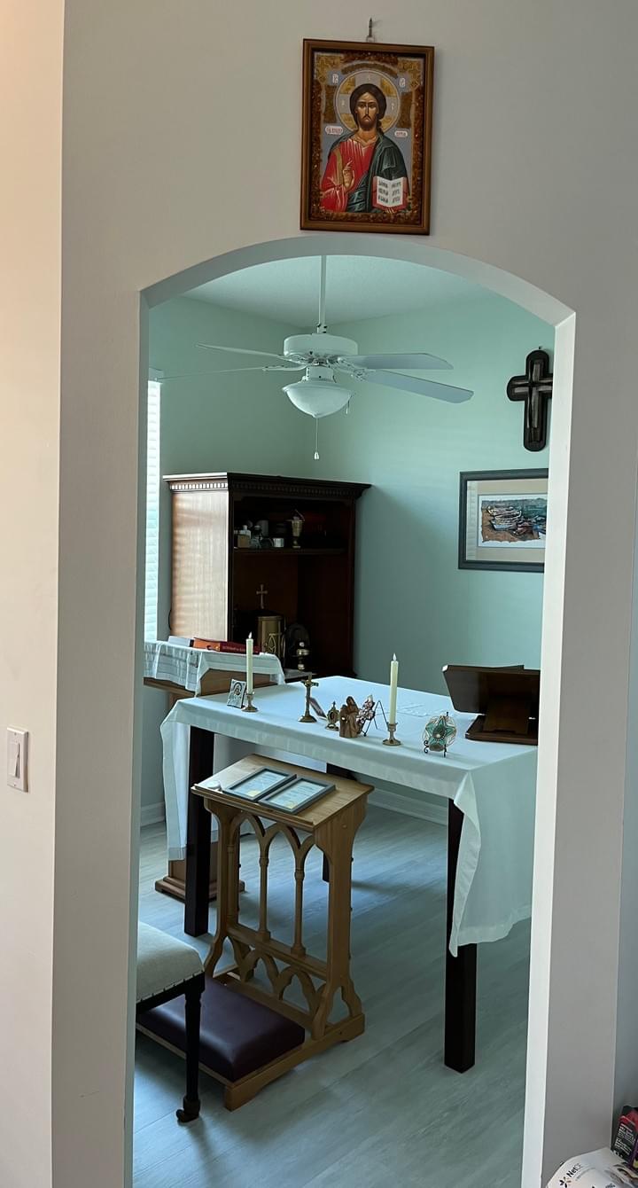 Deacon Robert, Lector Kevin, Bishop Mary, Pastor Fidel Deacon Robert, Lector Kevin, Bishop Mary, Pastor Fidel