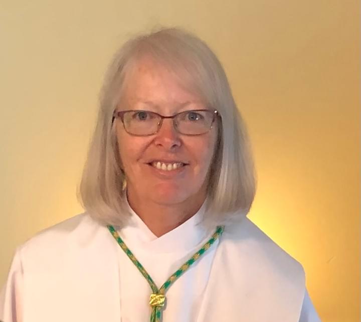 Deacon Robert, Lector Kevin, Bishop Mary, Pastor Fidel Deacon Robert, Lector Kevin, Bishop Mary, Pastor Fidel