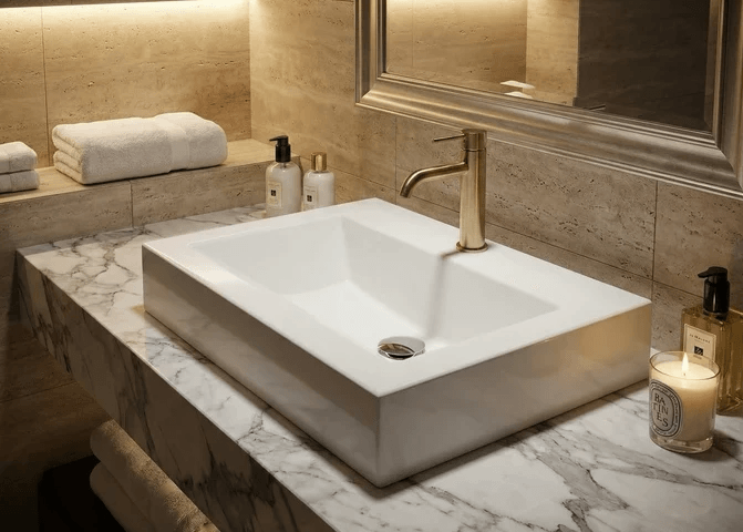 Plan vasque Sanibel Tunisie / Lavabo suspendu Tunisie / Salle de bain Tunisie / Plan vasque rectangulaire Tunisie / Plan vasque 56 cm Tunisie Plan vasque Sanibel Tunisie / Lavabo suspendu Tunisie / Salle de bain Tunisie / Plan vasque rectangulaire Tunisie / Plan vasque 56 cm Tunisie