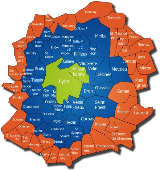 Zone d'intervention (69) Zone d'intervention (69)