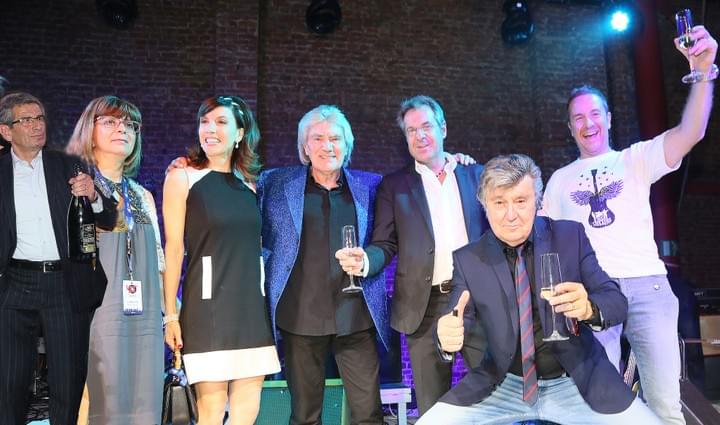 Brindisi finale con Bobby Solo e Mal Brindisi finale con Bobby Solo e Mal