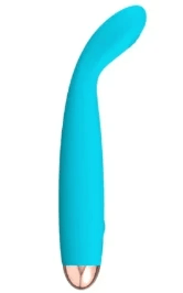 G-spot vibrator in bright blue colour  G-spot vibrator in bright blue colour
