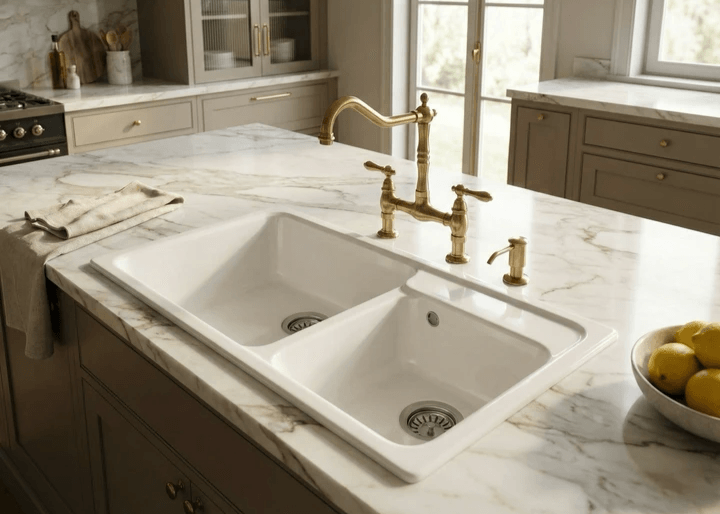 Évier de cuisine grande taille Tunisie / Evier de cuisine double bac double égouttoir Tunisie / Sanibel Évier de cuisine grande taille Tunisie / Evier de cuisine double bac double égouttoir Tunisie / Sanibel