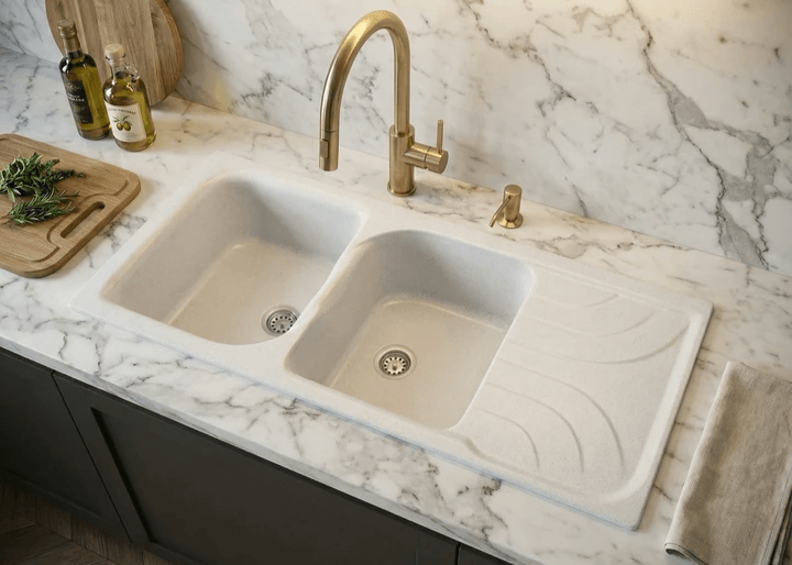 Évier de cuisine grande taille Tunisie / Evier de cuisine double bac double égouttoir Tunisie / Sanibel Évier de cuisine grande taille Tunisie / Evier de cuisine double bac double égouttoir Tunisie / Sanibel