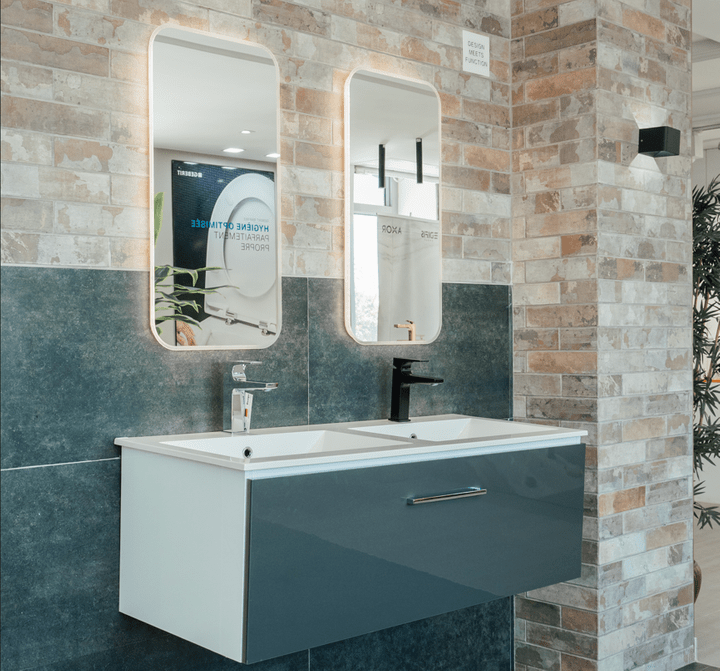 Meuble salle de bain Tunisie / Plan-vasque Comete 120 cm avec meuble  Meuble salle de bain Tunisie / Plan-vasque Comete 120 cm avec meuble