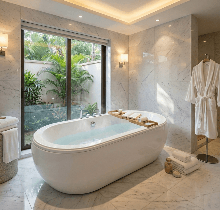 Baignoire en ilôt Tunisie / Salle de bain Tunisie Baignoire en ilôt Tunisie / Salle de bain Tunisie