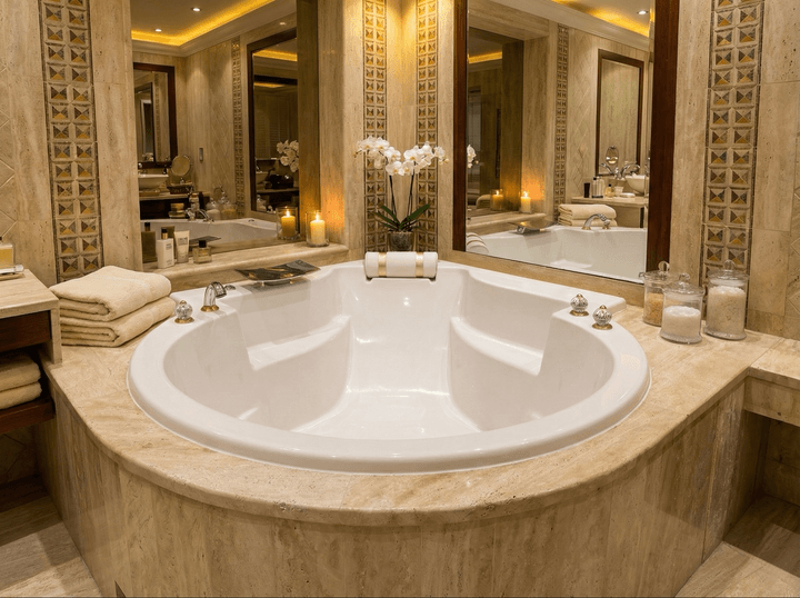 Baignoire d'angle Tunisie / Salle de bain Tunisie Baignoire d'angle Tunisie / Salle de bain Tunisie