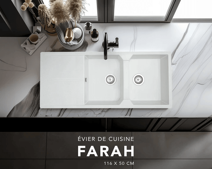 Évier de cuisine gris Tunisie / Évier de cuisine double bacs Tunisie / Evier de cuisine moderne Tunisie  Évier de cuisine gris Tunisie / Évier de cuisine double bacs Tunisie / Evier de cuisine moderne Tunisie