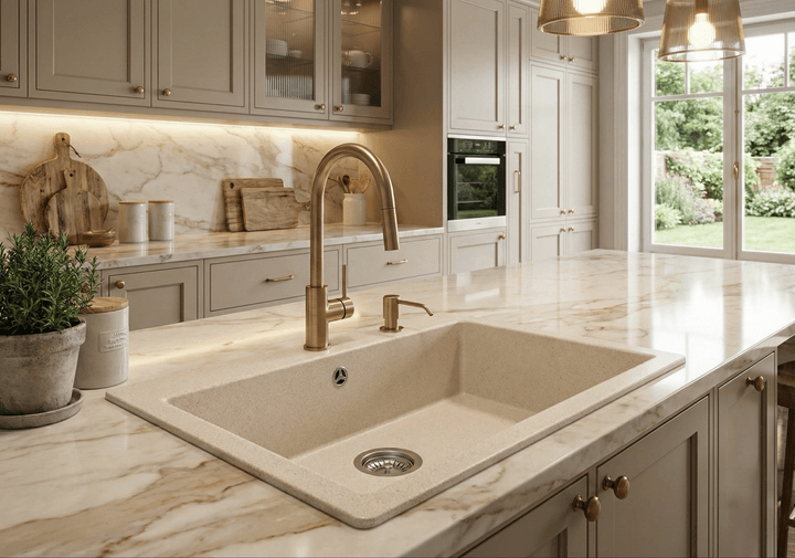 Evier de cuisine un seul bac / Évier de cuisine mono bac Tunisie/ Evier de cuisine beige mono bac Tunisie Evier de cuisine un seul bac / Évier de cuisine mono bac Tunisie/ Evier de cuisine beige mono bac Tunisie