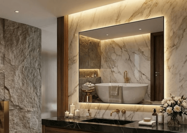 Miroir salle de bain Tunisie sans cadre / Miroir pour meubles salle de bain Tunisie / Miroir Sanibel / Miroir de salle de bain Tunisie Miroir salle de bain Tunisie sans cadre / Miroir pour meubles salle de bain Tunisie / Miroir Sanibel / Miroir de salle de bain Tunisie