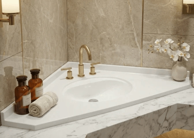 Plan vasque Tunisie / Plan vasque d'angle Tunisie Plan vasque Tunisie / Plan vasque d'angle Tunisie