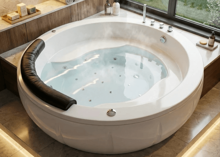 Baignoire ronde jacuzzi Tunisie / Baignoire hydromassage ronde Tunisie / Baignoire jacuzzi 2 personnes Tunisie Baignoire ronde jacuzzi Tunisie / Baignoire hydromassage ronde Tunisie / Baignoire jacuzzi 2 personnes Tunisie