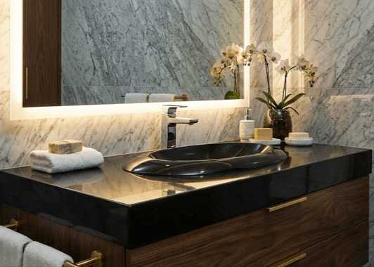 Plan avec vasque encastrée Tunisie / Sanibel Tunisie / Bluestone Tunisie / Salle de bain Tunisie Plan avec vasque encastrée Tunisie / Sanibel Tunisie / Bluestone Tunisie / Salle de bain Tunisie