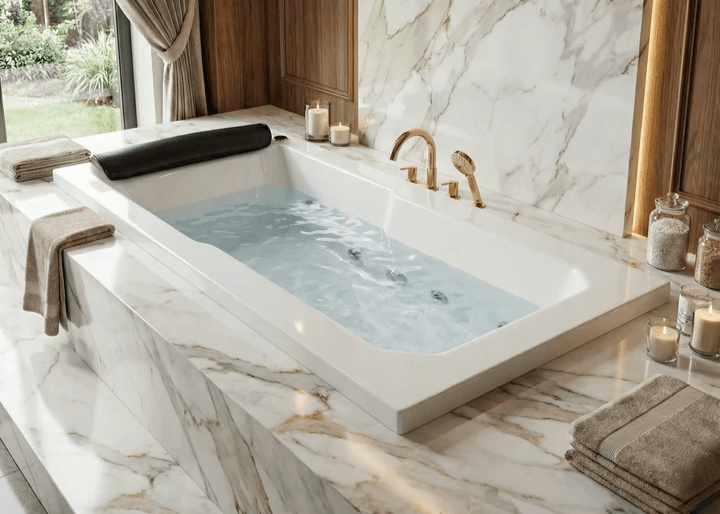 Baignoire rectangulaire Tunisie / Baignoire hydromassage Tunisie / Baignoire rectangulaire Tunisie / Baignoire hydromassage Tunisie /