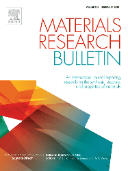 Materials Research Bulletin Materials Research Bulletin