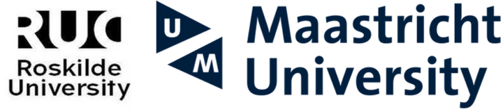 Roskilde University and Maastricht University logos are placed side-by-side Roskilde University and Maastricht University logos are placed side-by-side