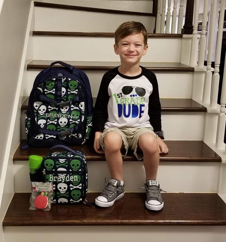 Brayden's first day in 1st grade Brayden's first day in 1st grade